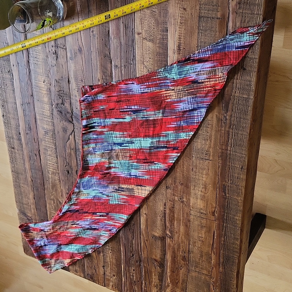 Olsenboye Red Turquoise Scarf